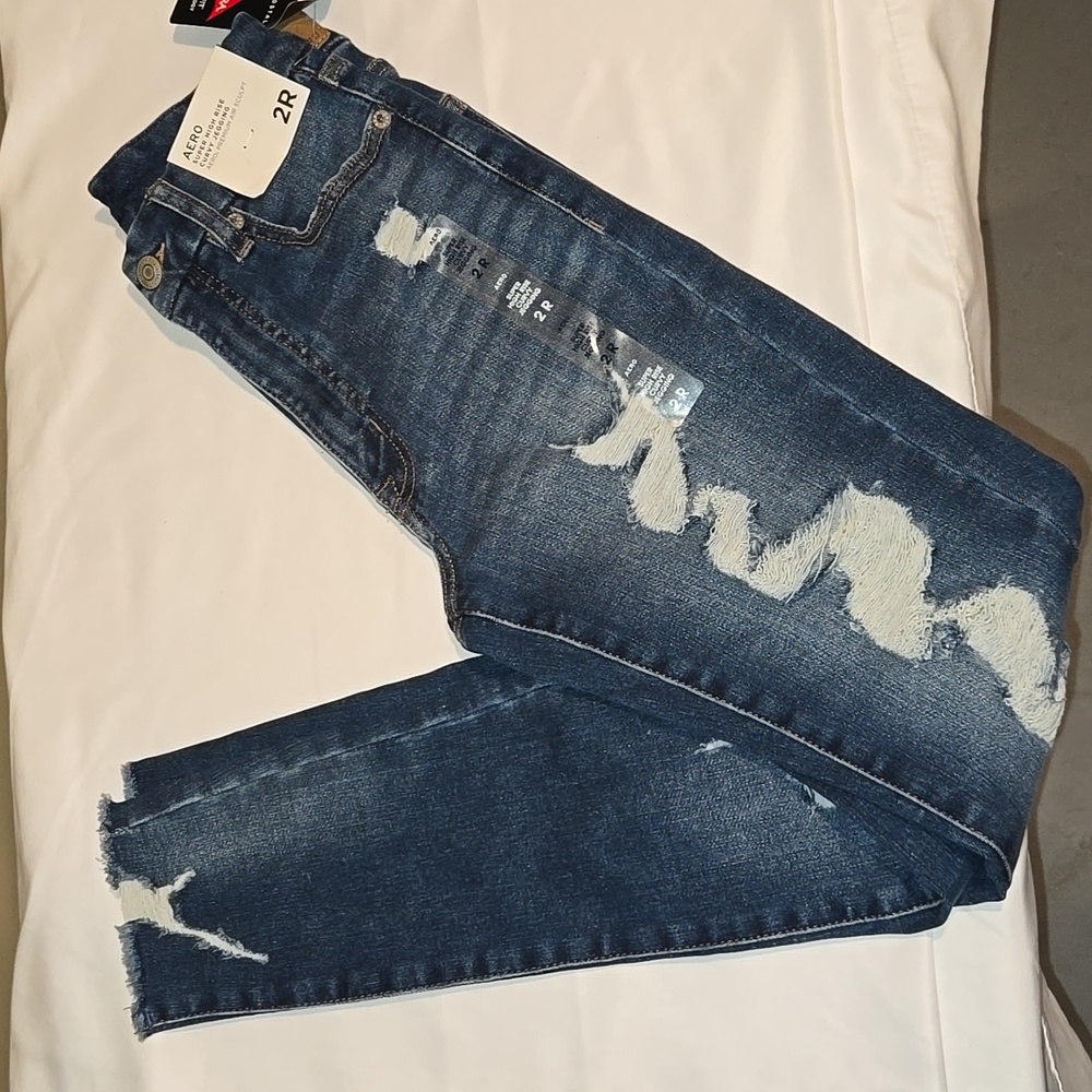 Aeropostale Super High Rise Curvy Jegging Size 2